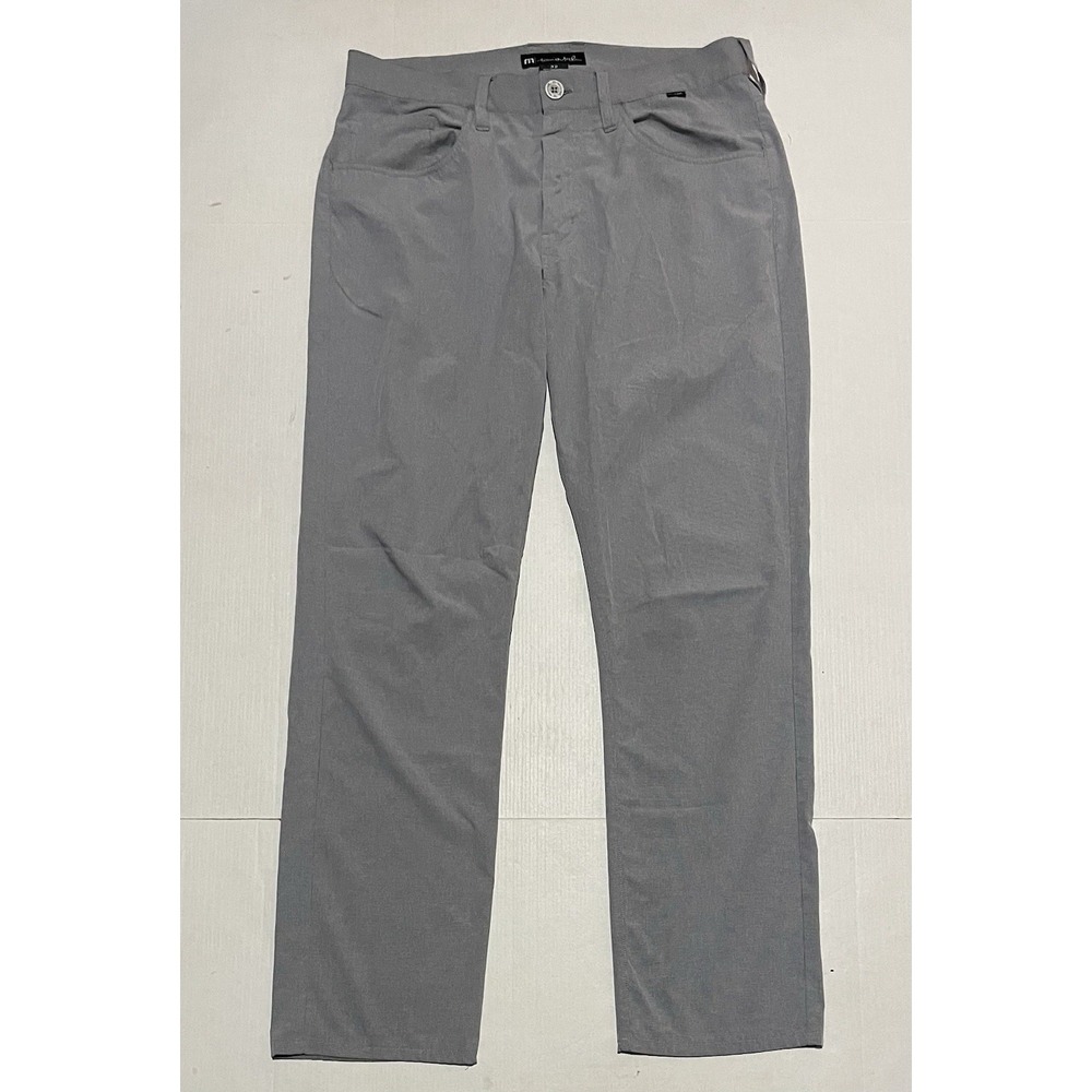 TravisMathew Coronado Golf Pants Gray Stretch Performance Men's Size 32 X 30